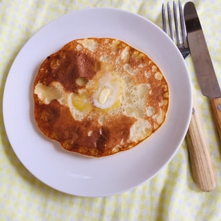 ベーキングパウダーなしで作るもちもちパンケーキ